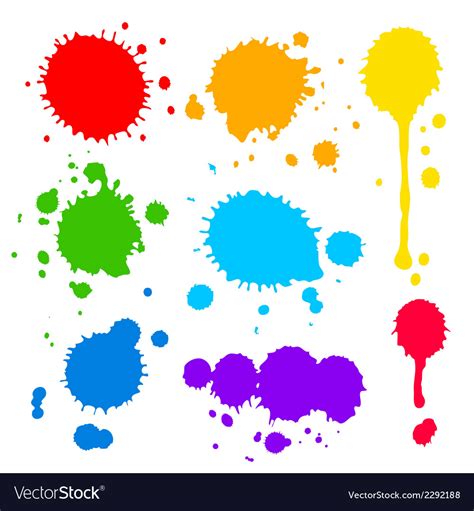 painting with blobs of paint